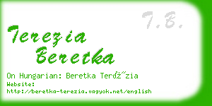 terezia beretka business card